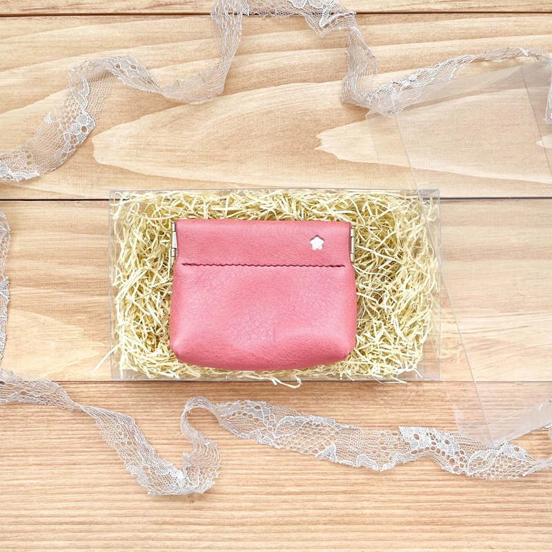 ばね口ぱかぱかポーチ＊S｜革小物オーダーメイドのお店fleur
