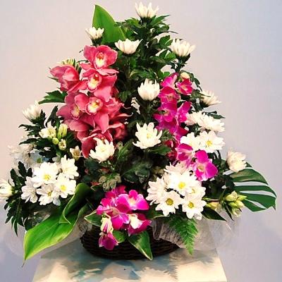 供花 アレンジ和花 16 500 供花 アレンジメント Florist Karen