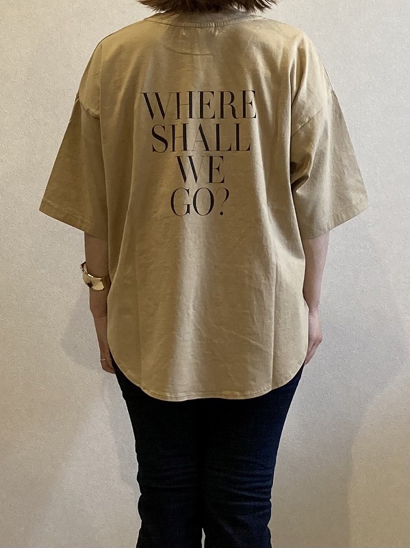 【lemelange】 バックロゴゆったりTシャツ 6241001