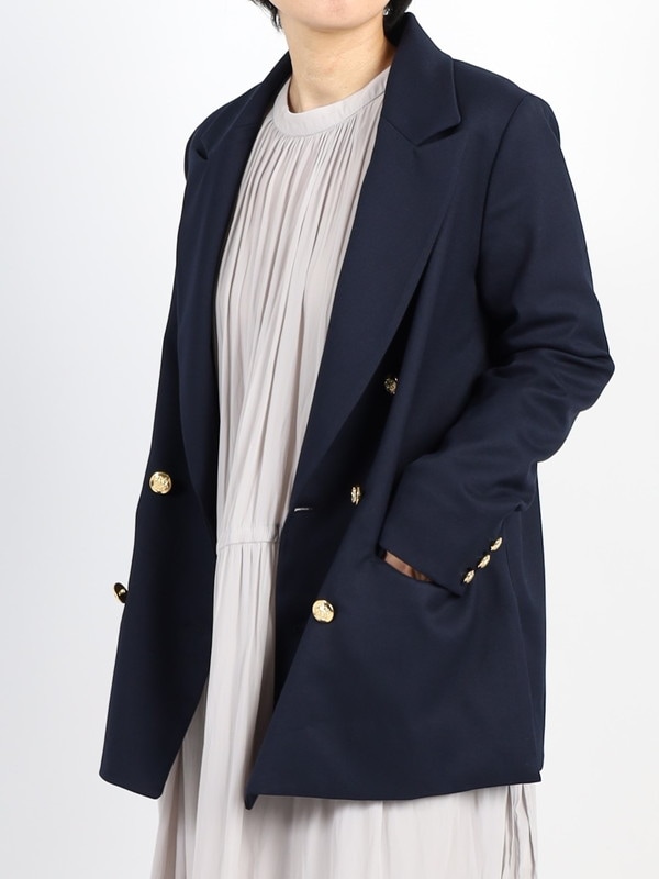 【Boutique Ordinary】サイドスリットWブレストジャケット