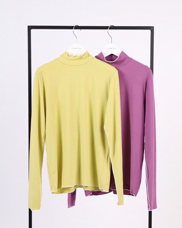 【le chanter】ウォームメローハイネックTシャツ