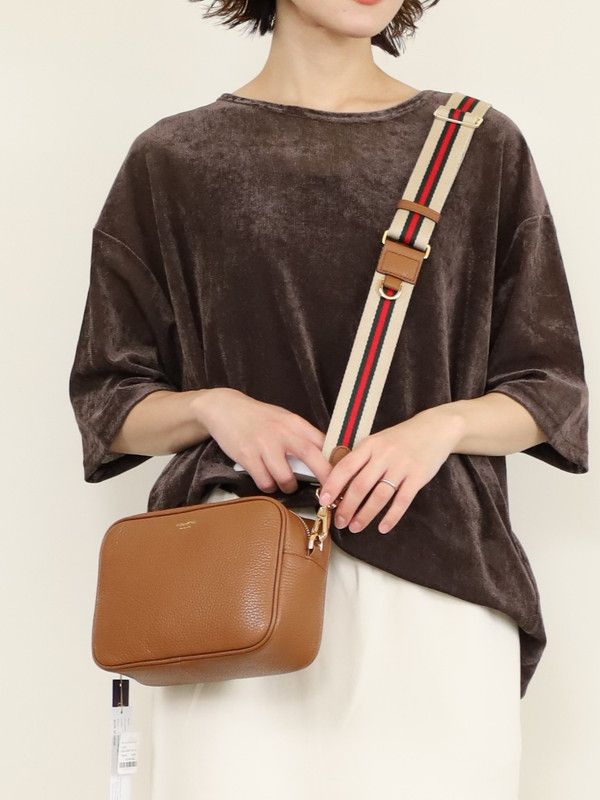 【VIOLA'dORO】アイビーテープミニレザーバッグ