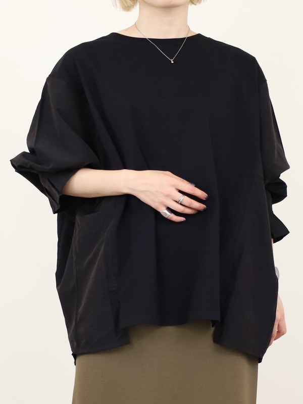 【Munich】タックスリーブ異素材切替カットソー|Munich ミューニック|Brand