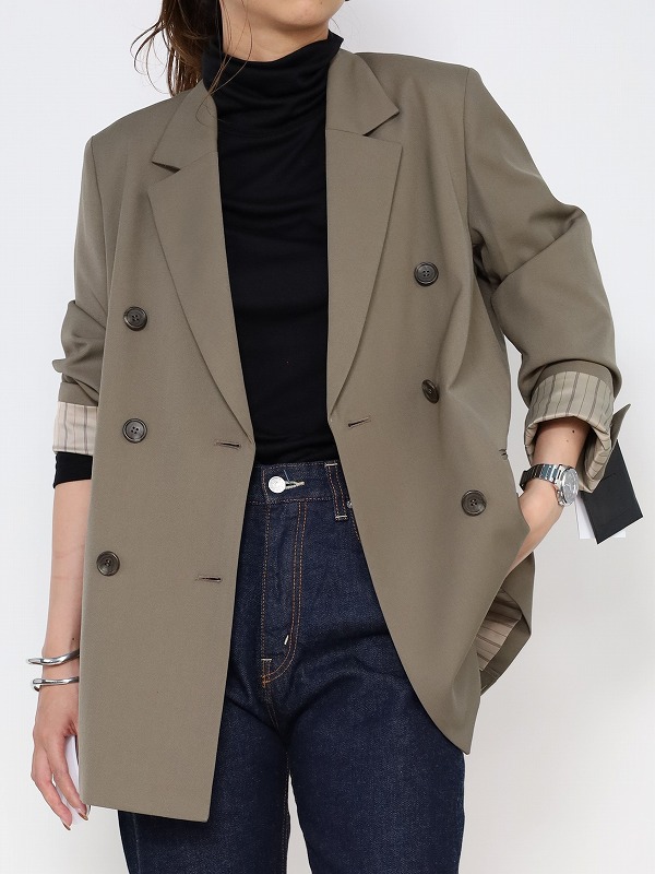 【MICA&DEAL】テーラーダブルジャケット