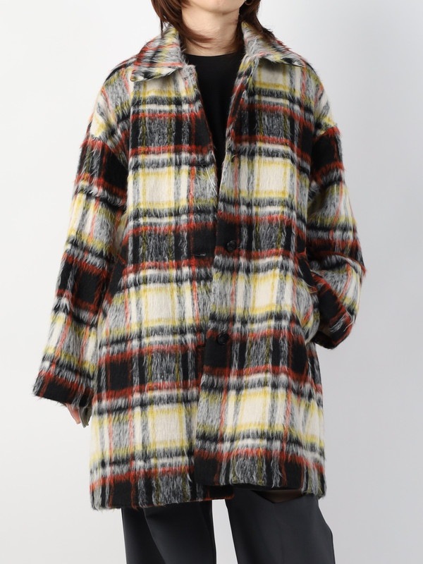 【JOHNBULL】シャギーチェックショートコート|JOHNBULL　ジョンブル|Brand