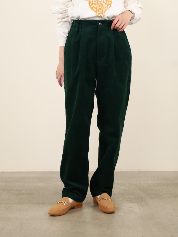 【JOHNBULL】コーデュロイタックテーパードパンツ