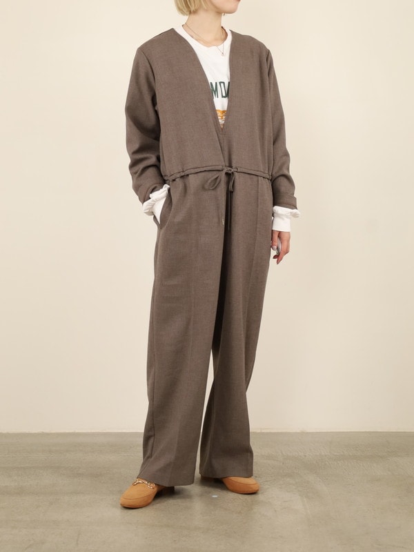 【LeMelange】Vネックオールインワン