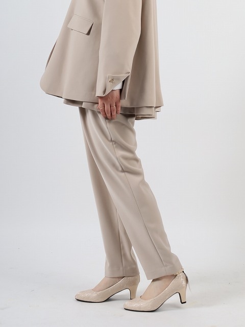 【CHIGNON】ダブルクロステーパードパンツ