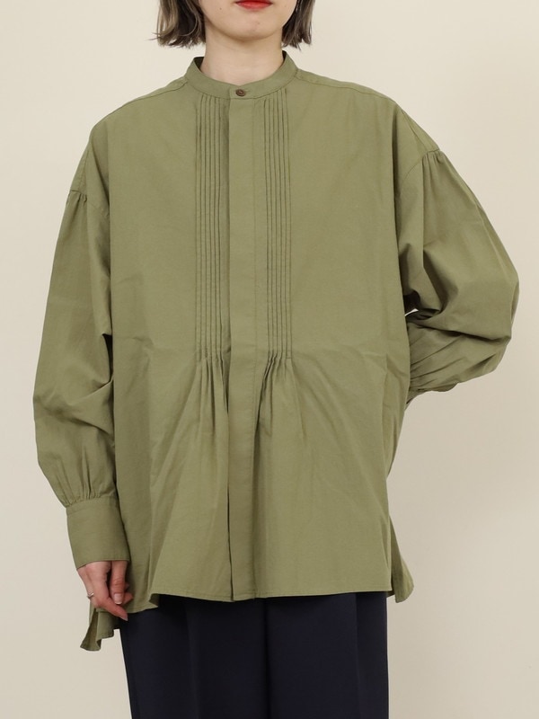 【JOHNBULL】ピンタックチャンキーシャツ