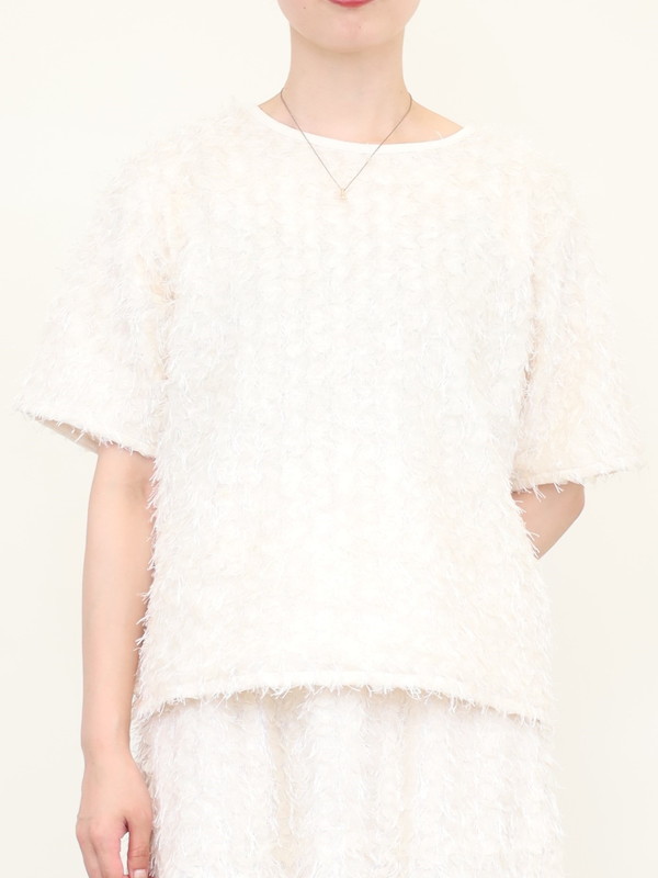 【Espeyrac】ふさふさ半袖トップス|その他|Brand