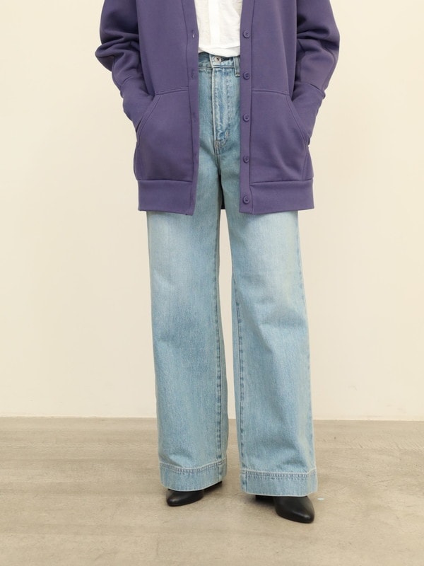 【JOHNBULL】デニムワイドパンツ