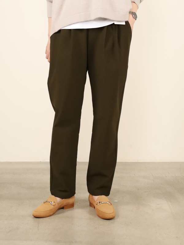 【trois】ハイテンション裏起毛テーパードパンツ