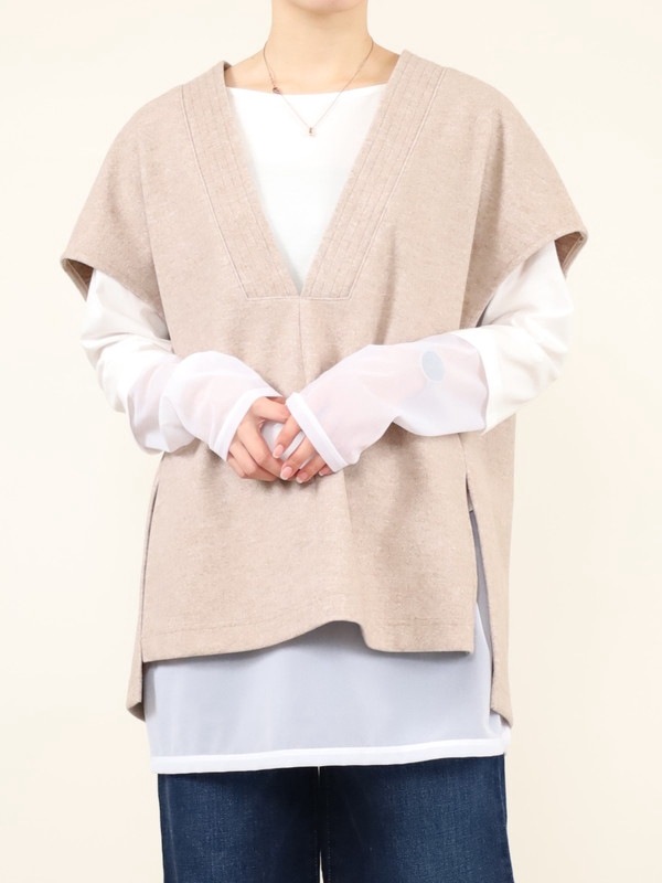 【trois】ニードルジャージージレ