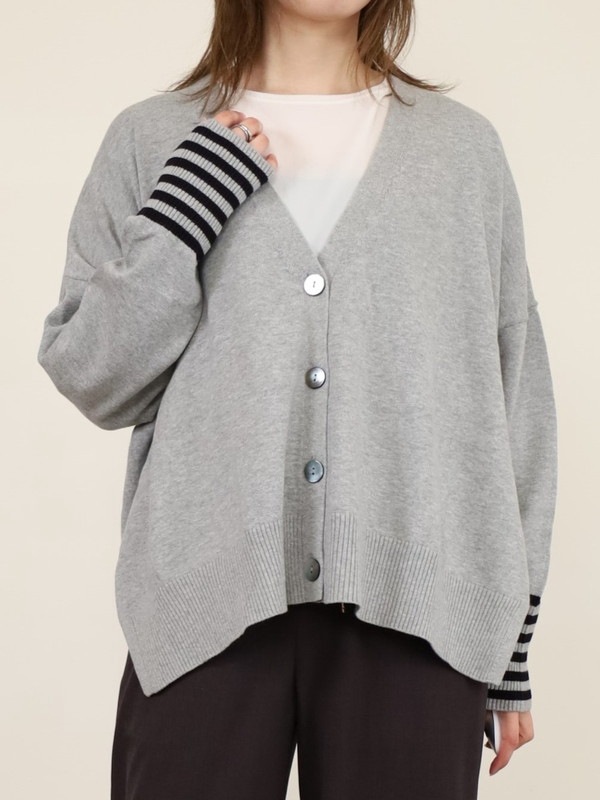【siro de la bonte】ボーダースリーブカーディガン|sirodelabonte シロデラボンテ|Brand
