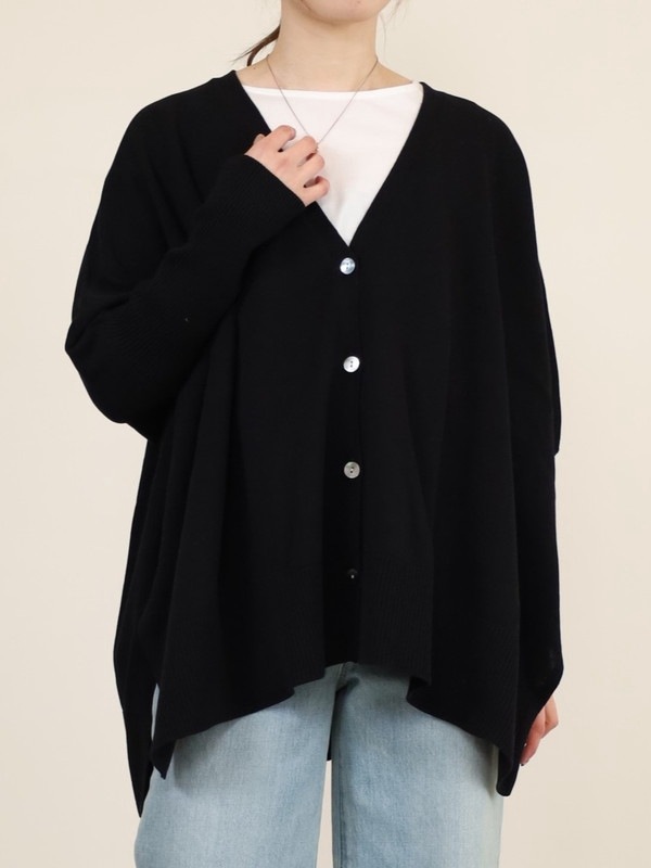 【siro de la bonte】ゆったりワイドカーディガン|sirodelabonte シロデラボンテ|Brand