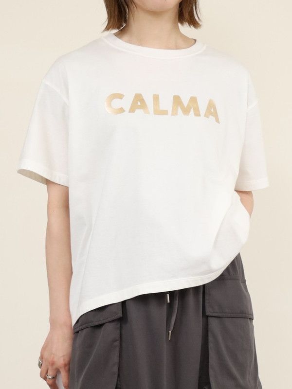 【siro de la bonte】CALMA箔プリントTシャツ|sirodelabonte シロデラボンテ|Brand
