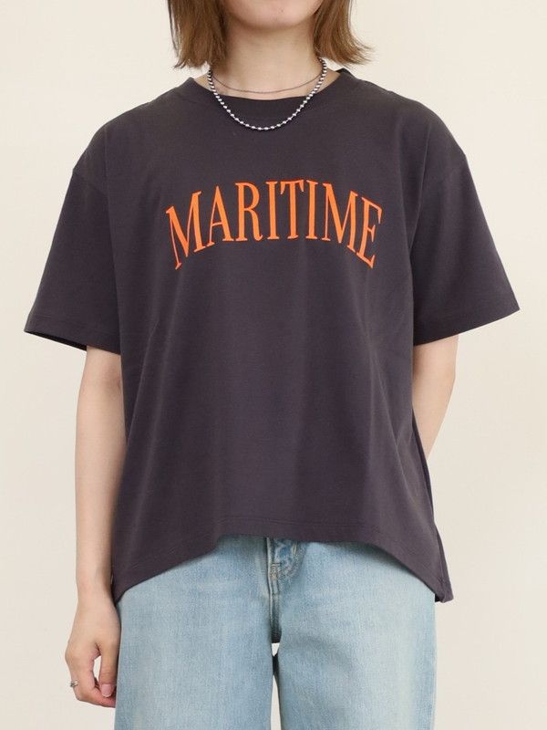 【siro de la bonte】MARITIMEロゴTシャツ|sirodelabonte シロデラボンテ|Brand