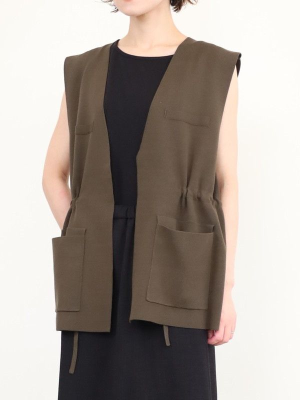 【CHIGNON】総針ワークジレ|CHIGNON・YENN　シニヨン・イエン|Brand