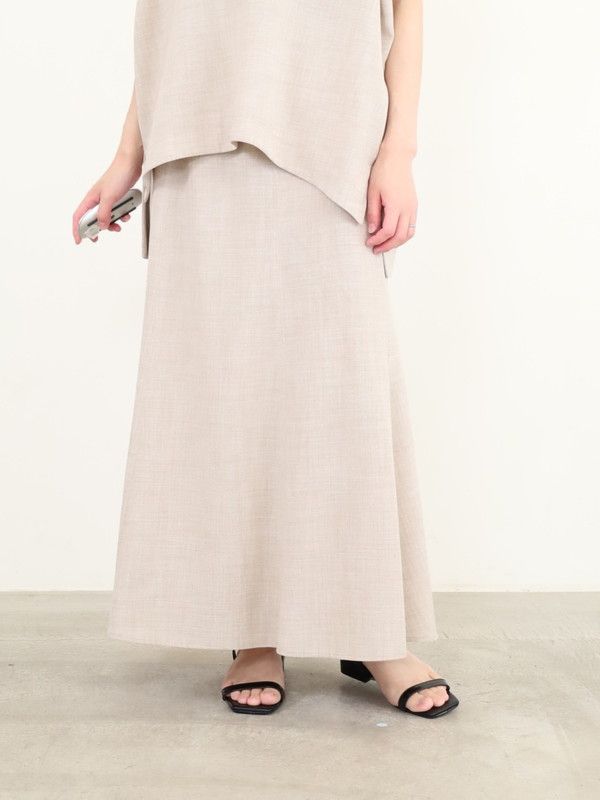 【trois】リネンライクフレアスカート|trois トロア|Brand