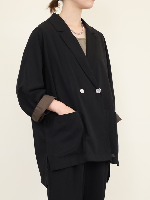 tamimoon とける。 CHIGNON】シアードルマン6分袖ジャケット