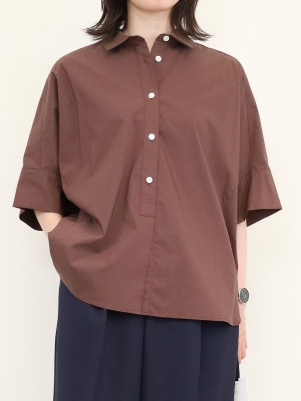 【CEaRET】ドルマン半袖シャツ