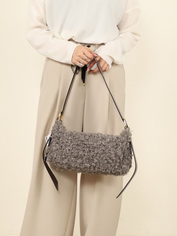 【VIOLA'dORO】カールエコファーワンショルダーバッグ|VIOLA d'ORO ヴィオラドーロ|Brand