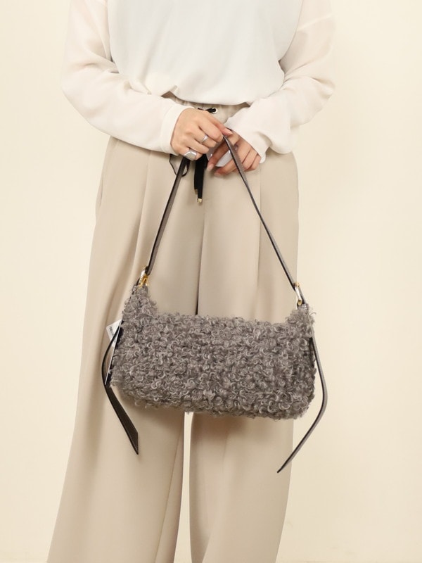 【VIOLA'dORO】カールエコファーワンショルダーバッグ