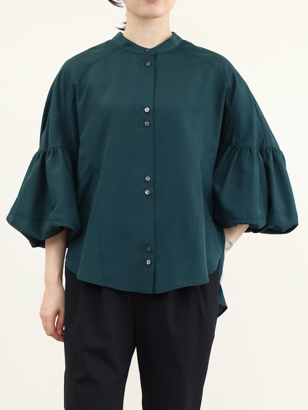 【trois】バルーン袖ブラウス