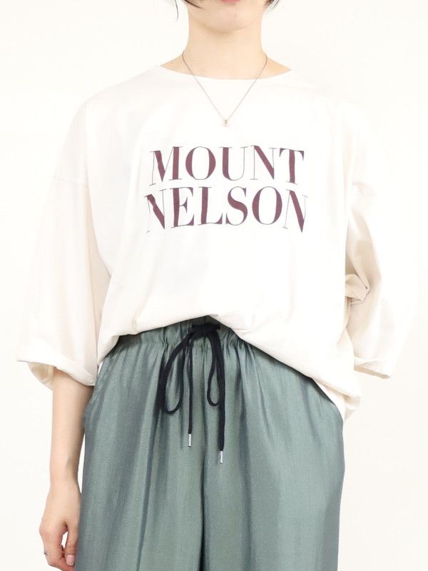 【MICA&DEAL】MOUNT NELSON 6分袖Tシャツ|Mica&deal マイカアンドディール|Brand