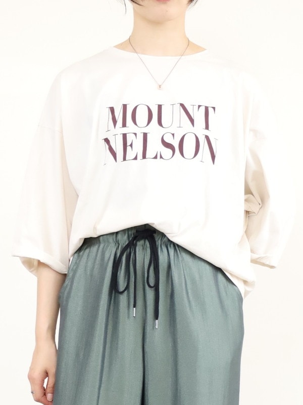 【MICA&DEAL】MOUNT NELSON 6分袖Tシャツ