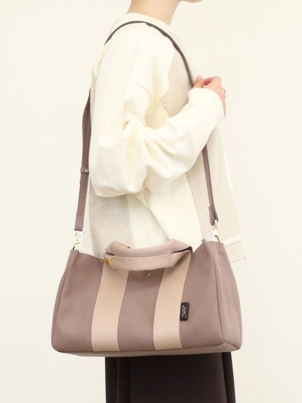 【VIOLA'dORO】エコスエード横長トートバッグ 
