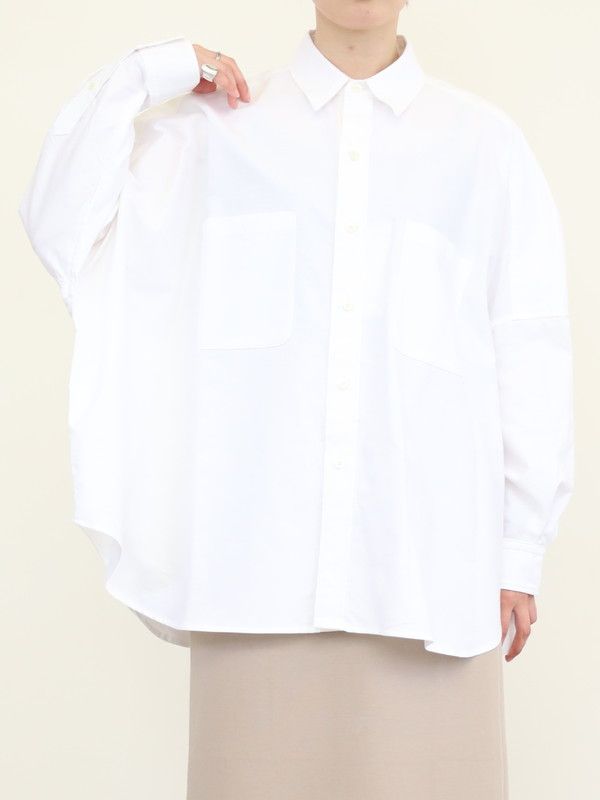 【LeMelange】オックスオーバーシャツ|Le Melange ルメランジュ|Brand