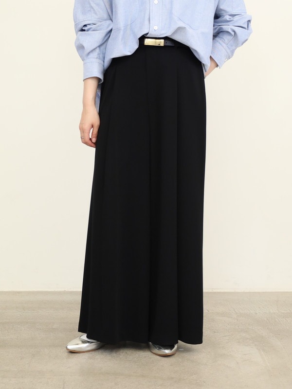 【Doneeyu】ベルト付ポンチワイドパンツ