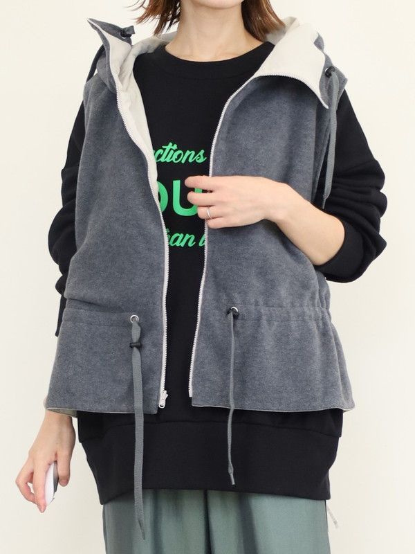 【Munich】ナイロンタフタ×フリースベスト|Munich ミューニック|Brand