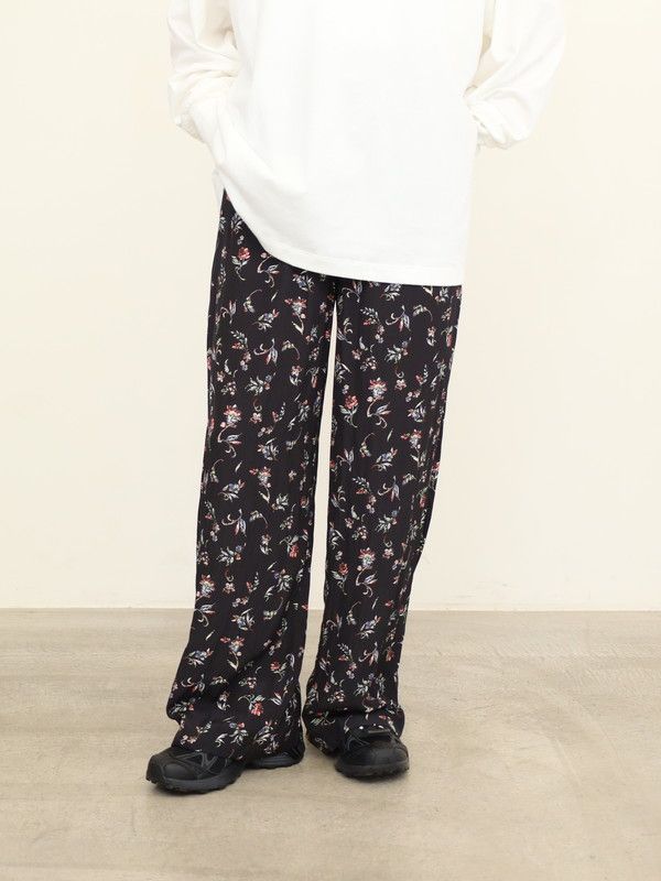 【ma couleur】花柄セミワイドパンツ|ma couleur マクルール|Brand