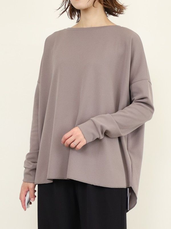 【MICA&DEAL】ジョーゼット長袖ルーズトップス