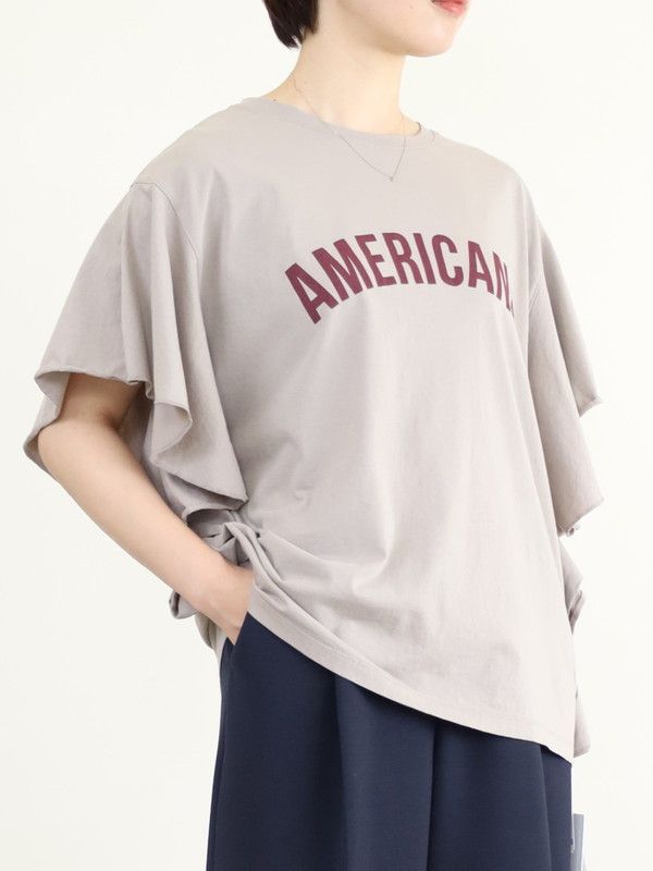 【MICA&DEAL】AMERICANA×MICAフリルTシャツ