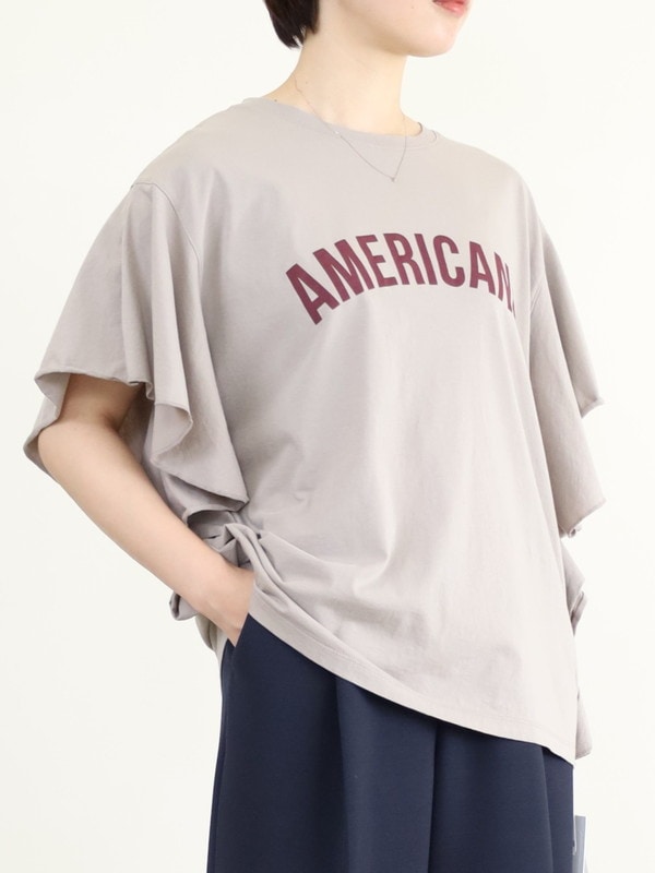 【MICA&DEAL】AMERICANA×MICAフリルTシャツ