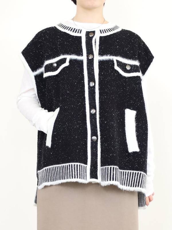 【ayane】トロンプイユニットベスト