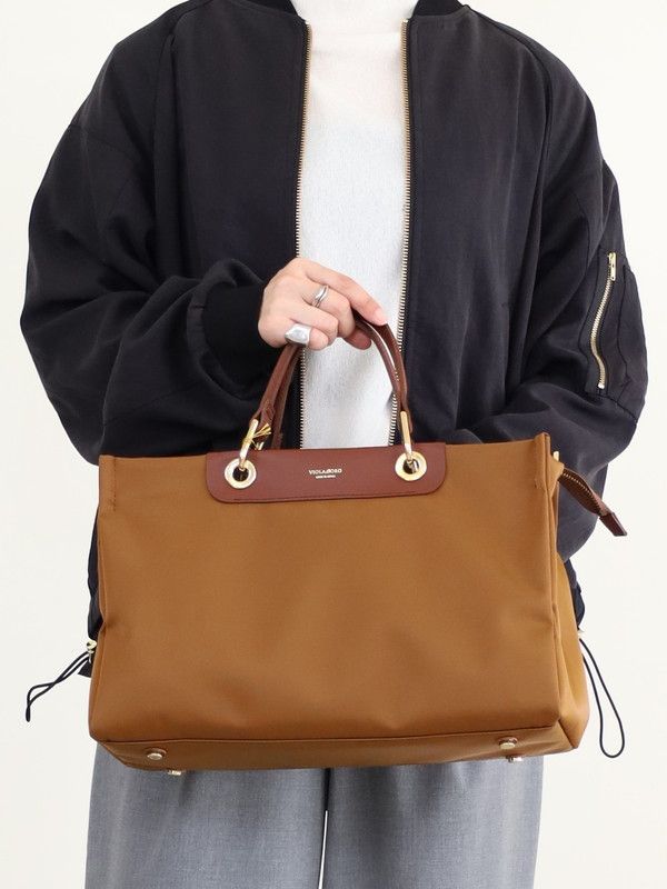 【VIOLA'dORO】ナイロンA4トートバッグ