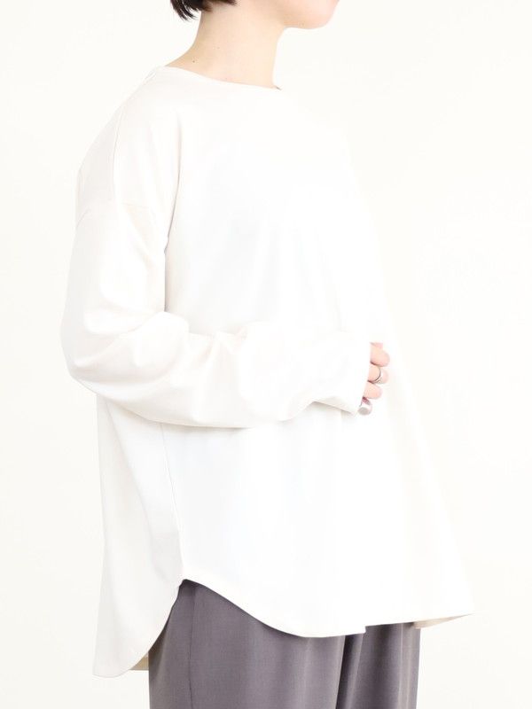 【siro de la bonte】ソフトウォームラウンドヘムカットソー|sirodelabonte シロデラボンテ|Brand