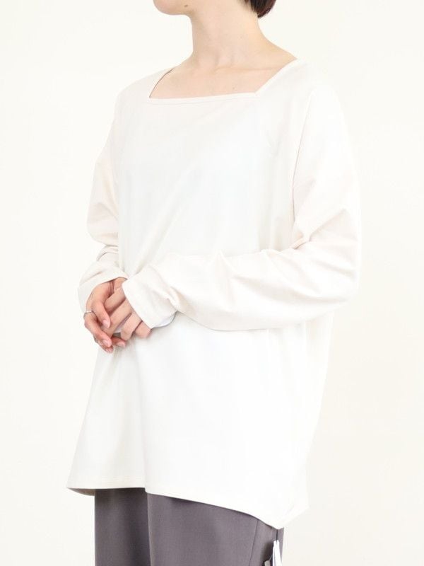 【siro de la bonte】前後両用ソフトウォームカットソー|sirodelabonte シロデラボンテ|Brand