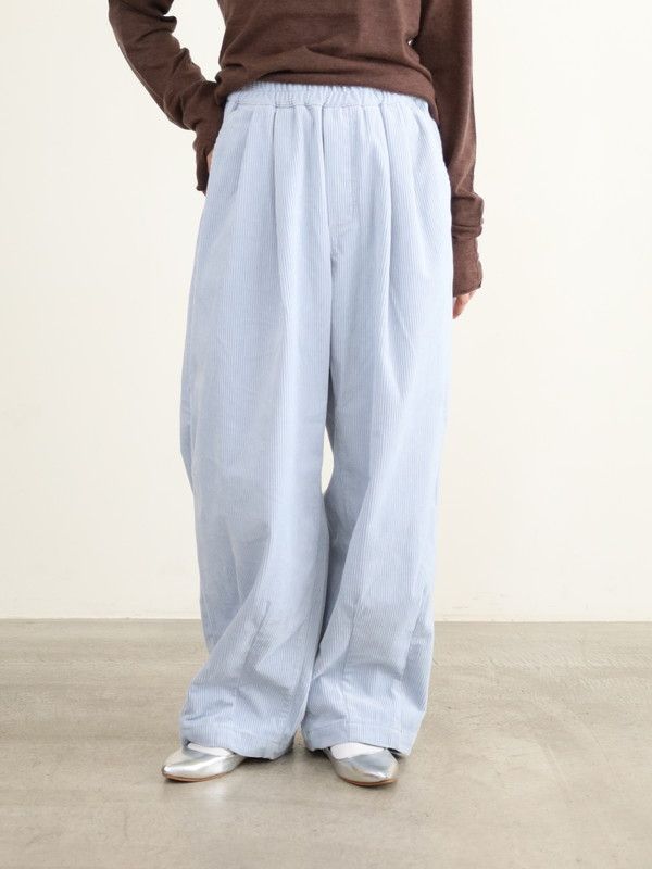 【ルメランジュ】コーデュロイバルーンパンツ