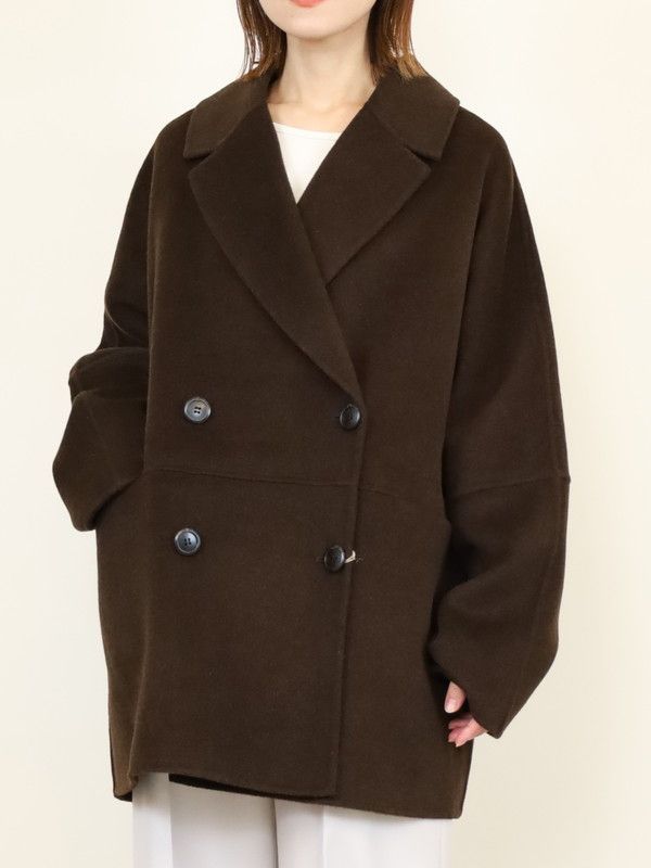 【YENN】ダブルフェイスピーコート|CHIGNON・YENN　シニヨン・イエン|Brand