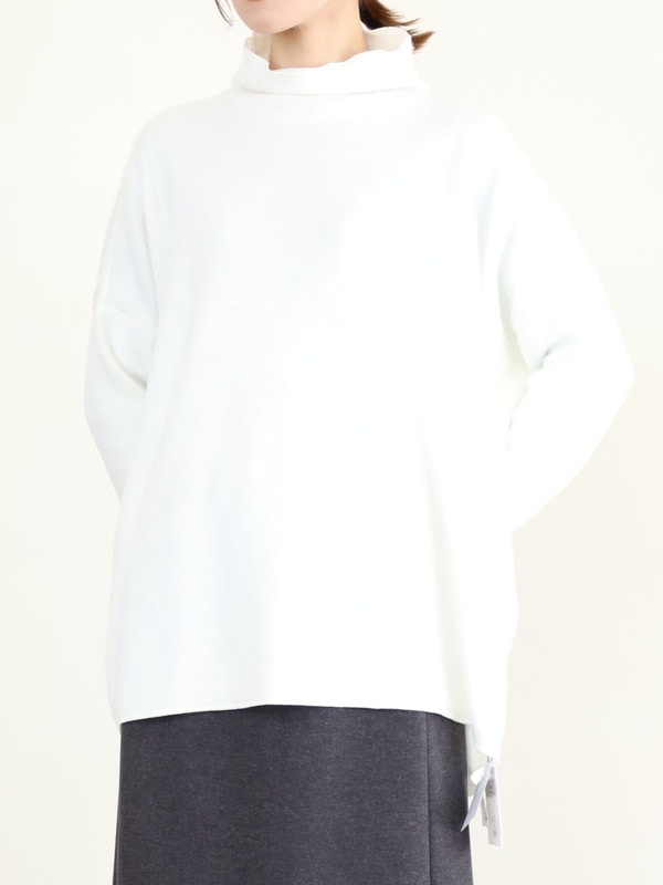 【MICA&DEAL】シャギールーズタートルネックプルオーバー