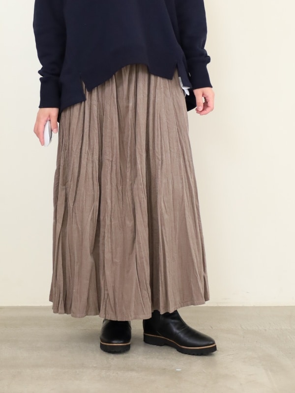 【CEaRET】コーデュロイフレアスカート