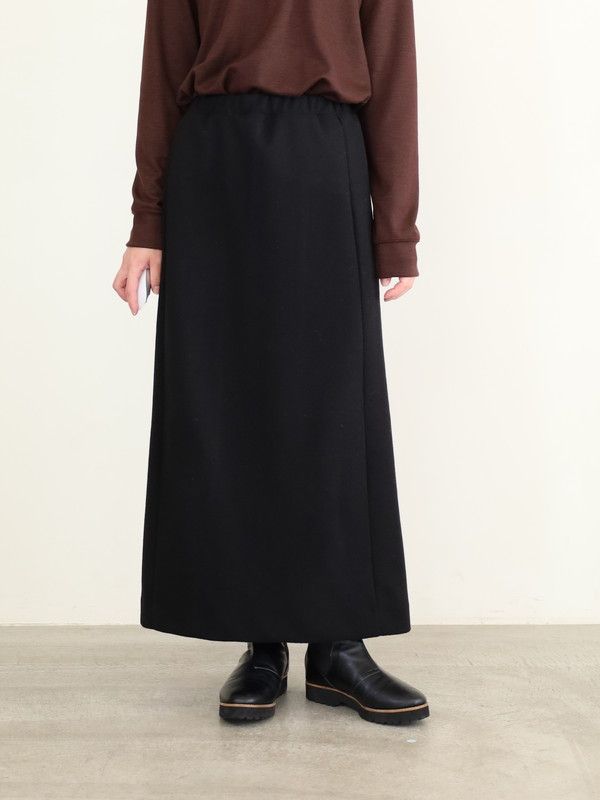 【LeMelange】ストレッチジャージーIラインスカート