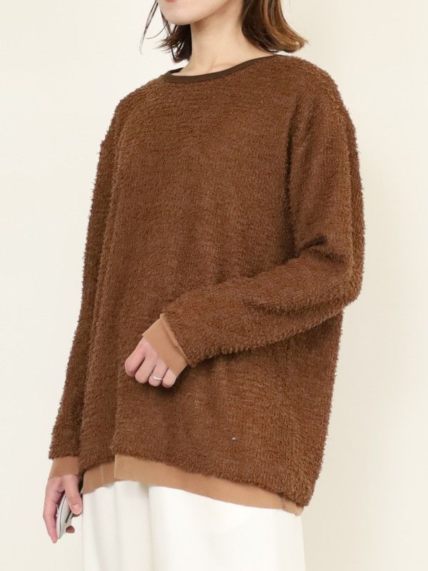 【CYAN TOKYO】チュールコンビフェザートップス