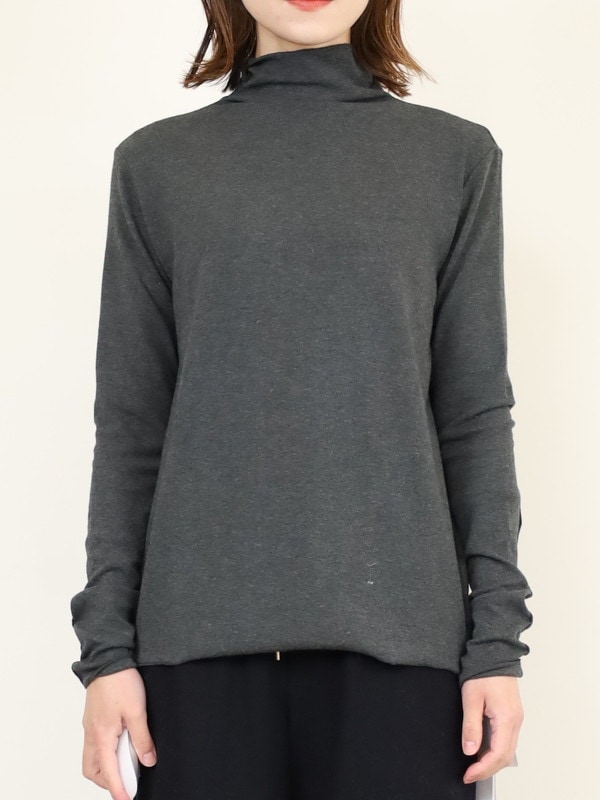 【VERSEAU】ソフトハイネックカットソー