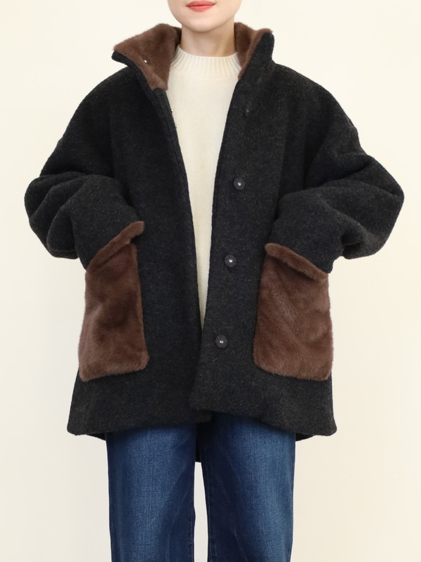 【le chanter】ファーポケットコート